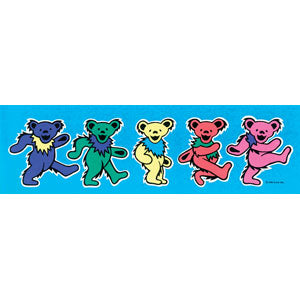 Grateful Dead Dancing Bears Sticker