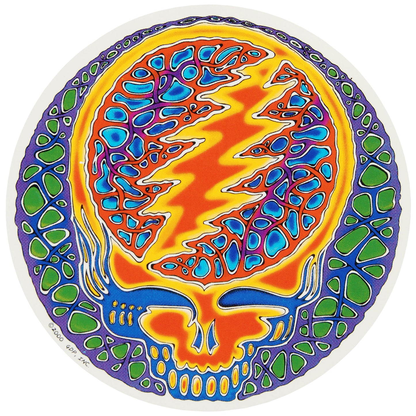 Grateful Dead Rusty Blue Sticker