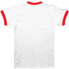 Flash White & Red Ringer T-shirt