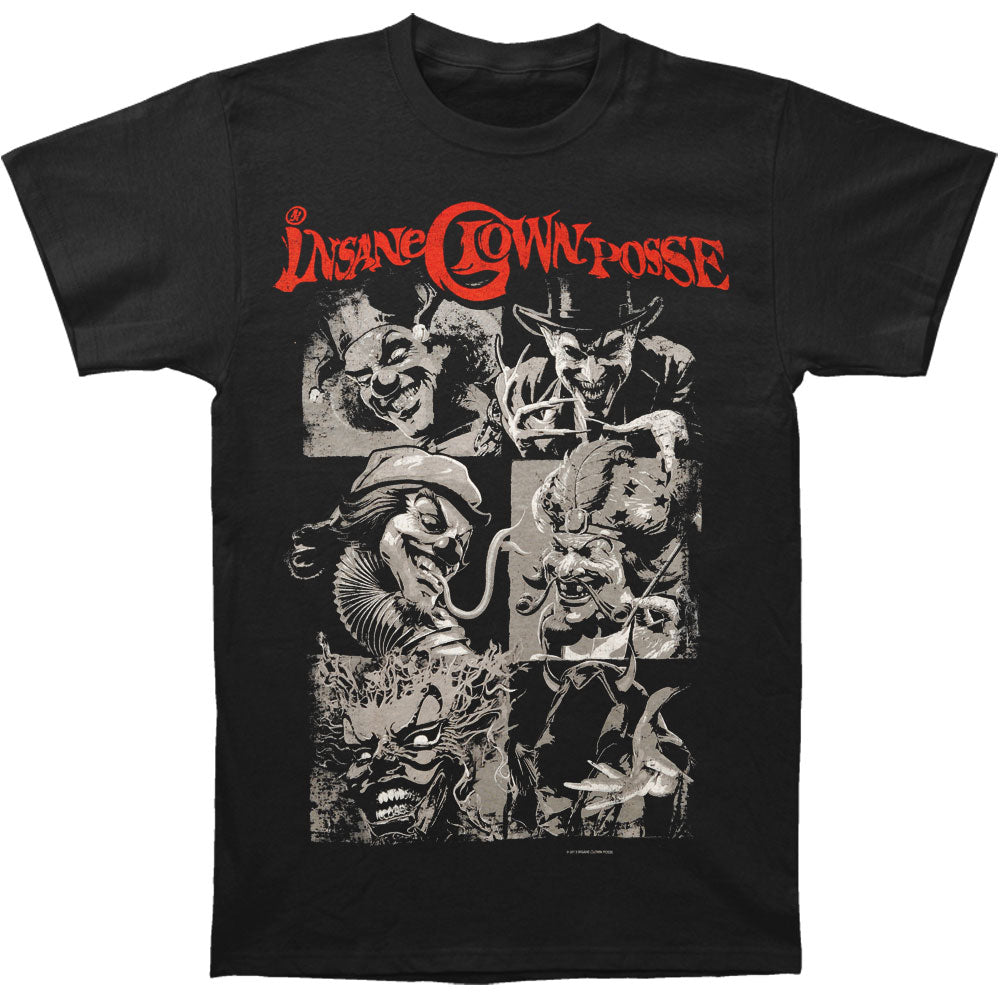 Insane Clown Posse B & W Icon Blocks T-shirt