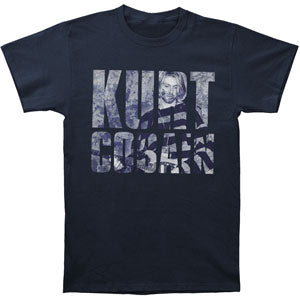 Nirvana Kurt Cobain Photo Logo Mens T T-shirt