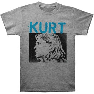 Kurt Cobain Side Photo Mens T T-shirt