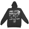 Hard Lessons Zippered Hooded Sweatshirt