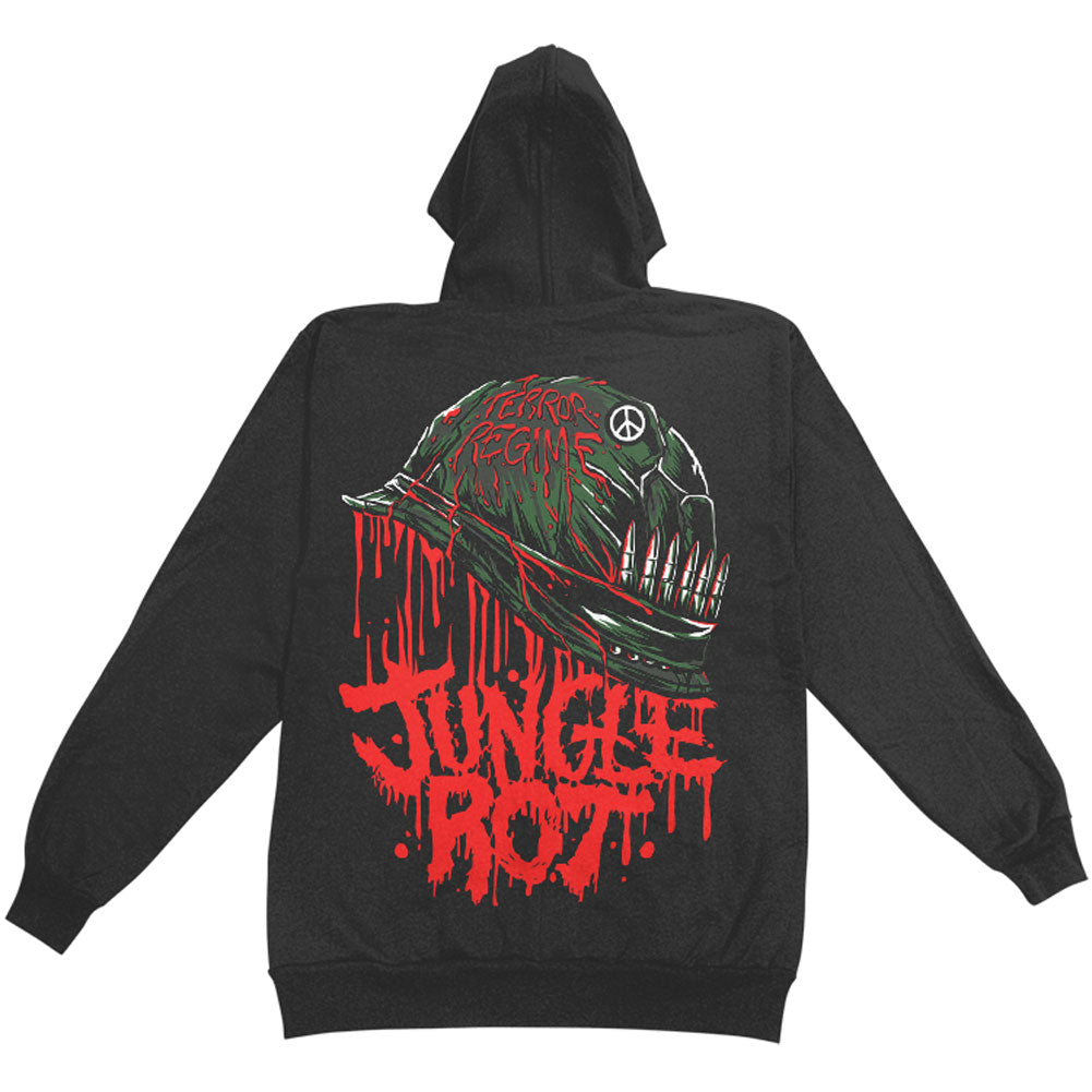 Jungle Rot Full Metal Rot Zippered Hooded Sweatshirt