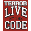 Live By The Code Sticker