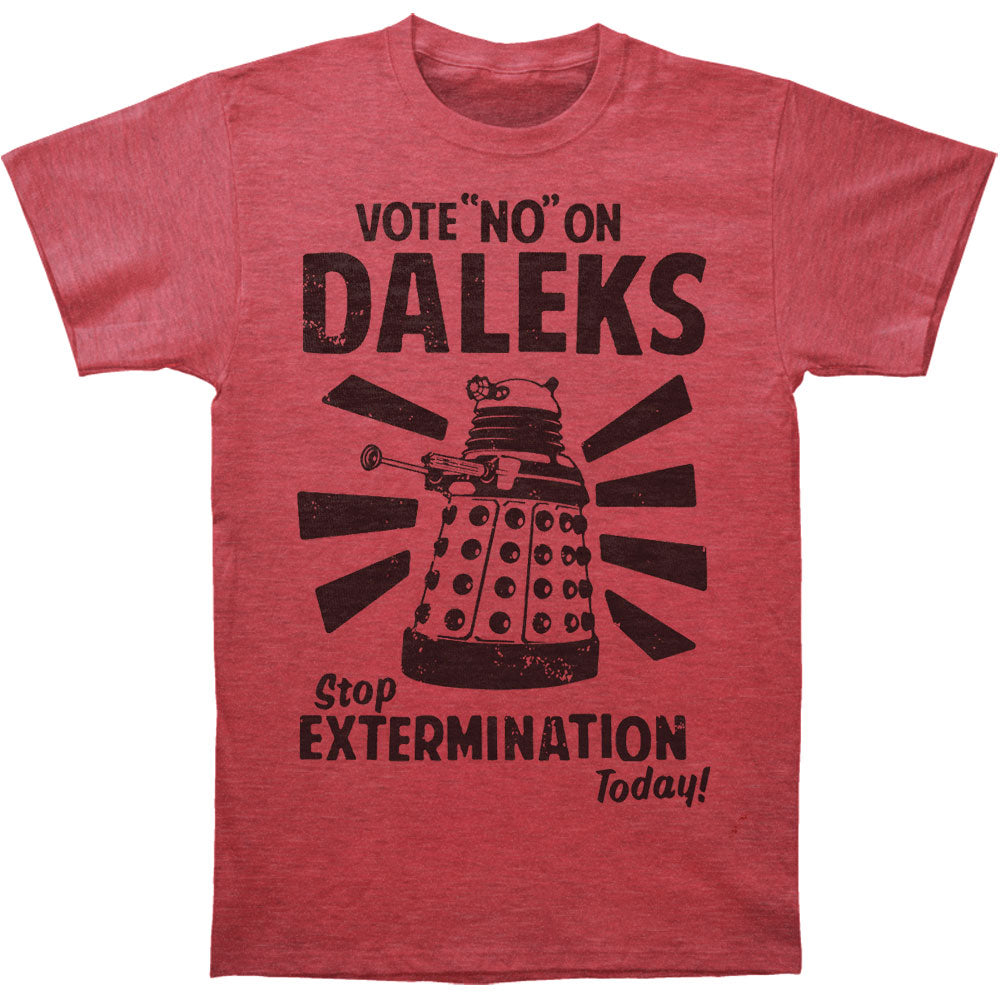 Vote No On Daleks Slim Fit T-shirt
