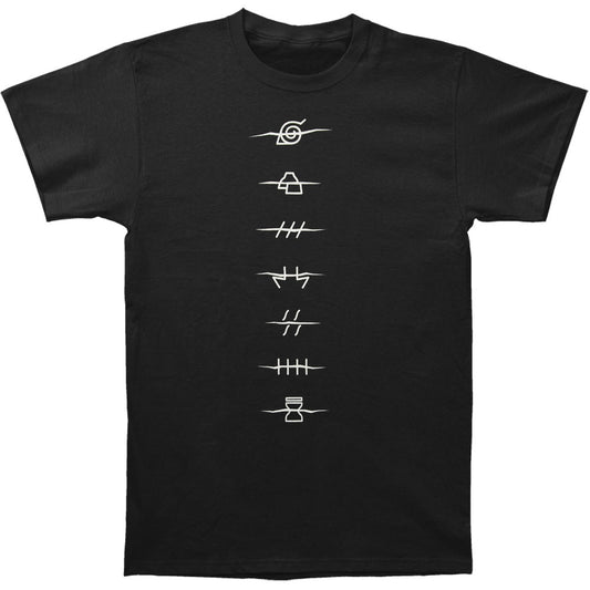 Naruto Village Symbols T-shirt