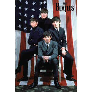 Beatles Flag Domestic Poster
