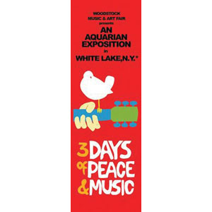 Woodstock Red Slim Print Poster