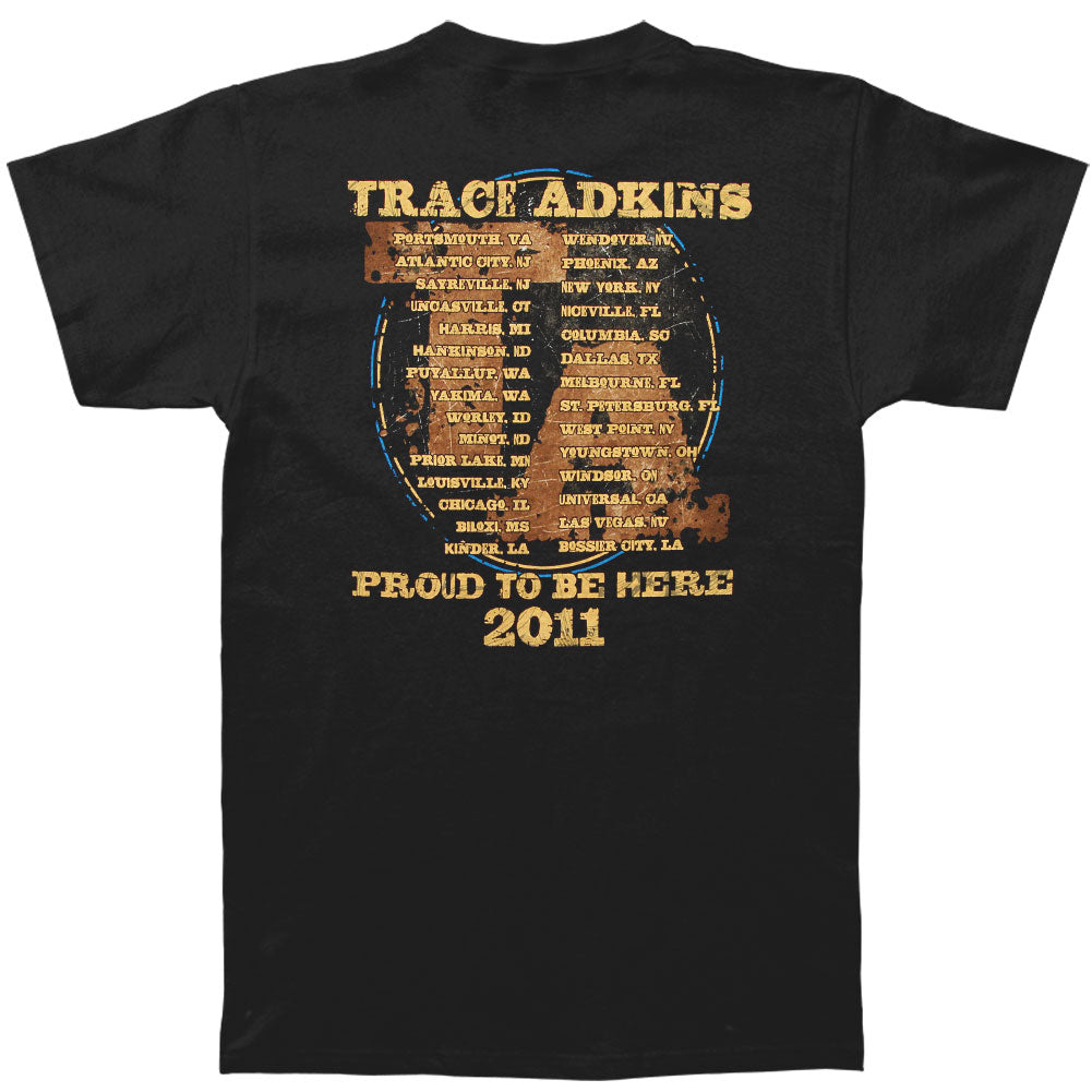 Trace Adkins Photo Stairs 2011 Tour T-shirt