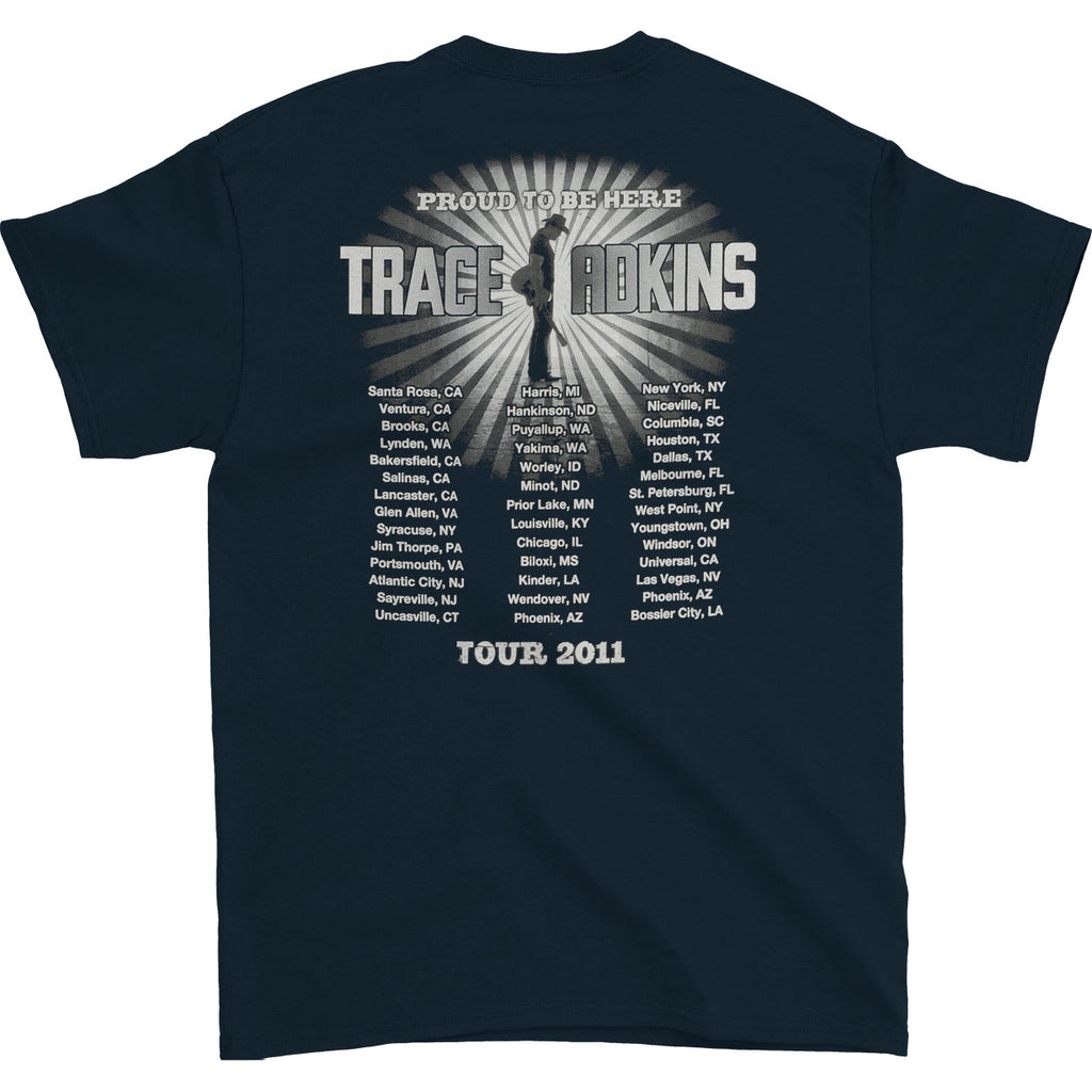 Trace Adkins Proud To Be Here 2011 Tour T-shirt