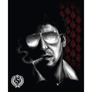 Scarface Cigar Plush Blanket