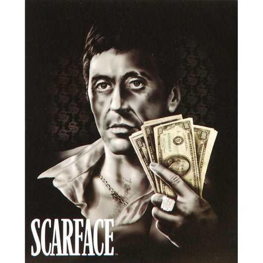 Scarface Hustler Plush Blanket