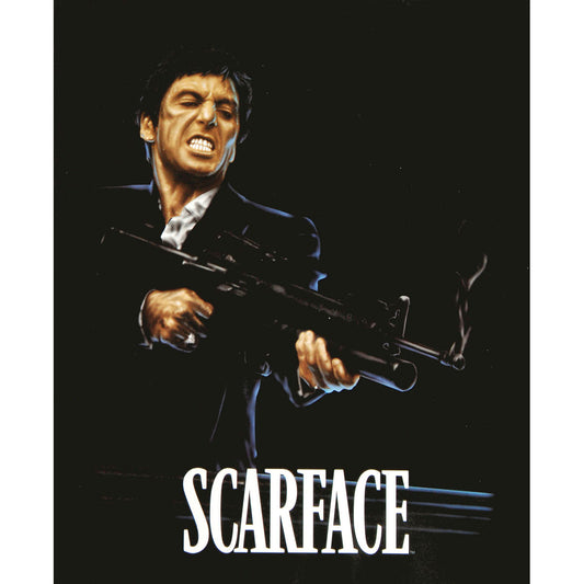 Scarface Smoking Gun Plush Blanket