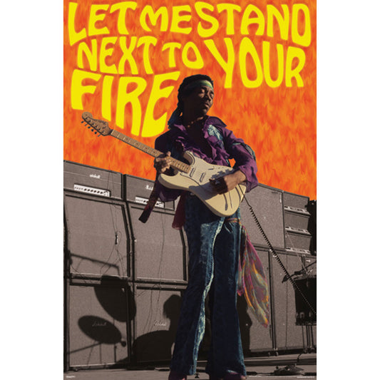Jimi Hendrix Next To Your Fire Domestic Poster