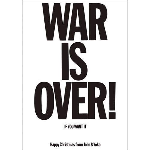 John Lennon War Is Over Post Card