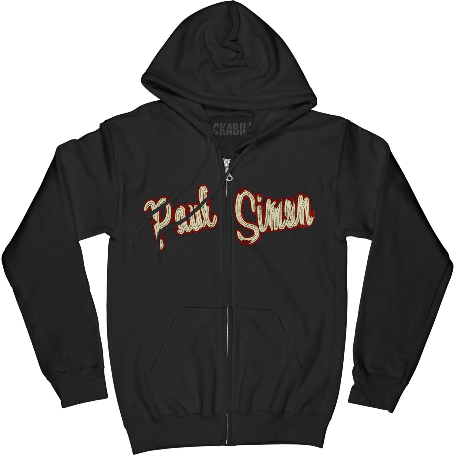 Paul Simon Custom Name Zippered Hooded Sweatshirt