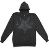 Logo Zippered Hooded Sweatshirt