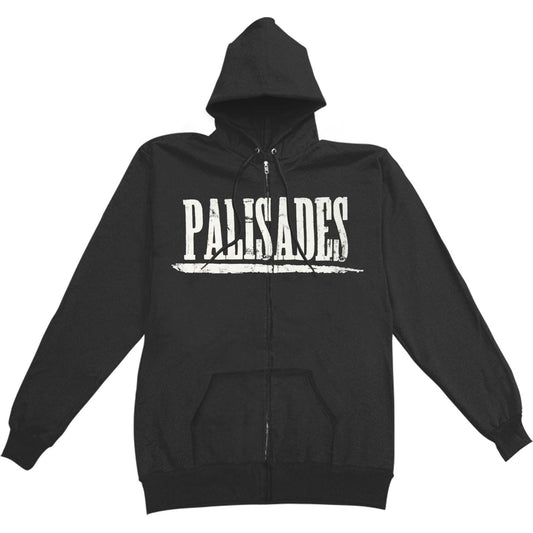 Palisades Logo Zippered Hooded Sweatshirt
