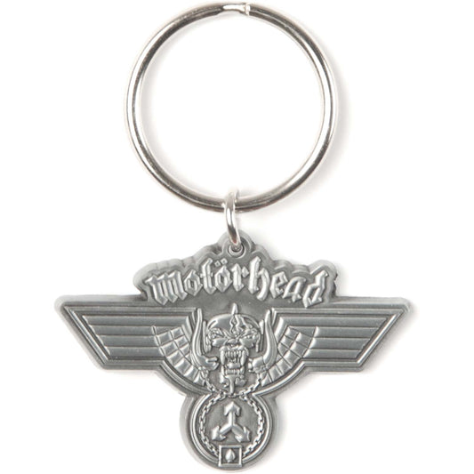 Motorhead Hammered Metal Key Chain