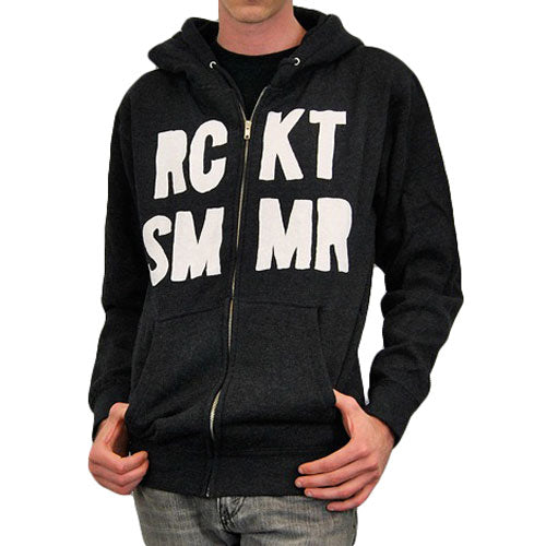 Rocket Summer RCKT Zippered Hooded Sweatshirt