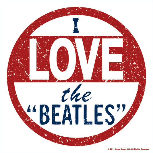 I Love The Beatles Coaster