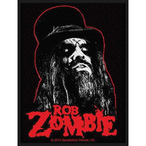 Rob Zombie Portrait Woven Patch