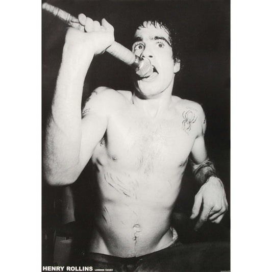 Henry Rollins London 1983 Import Poster
