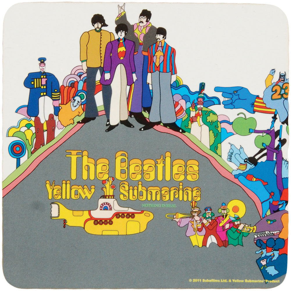 Beatles Yellow Submarine Album Coaster