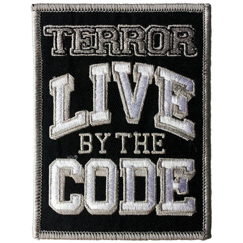Live By The Code Embroidered Patch