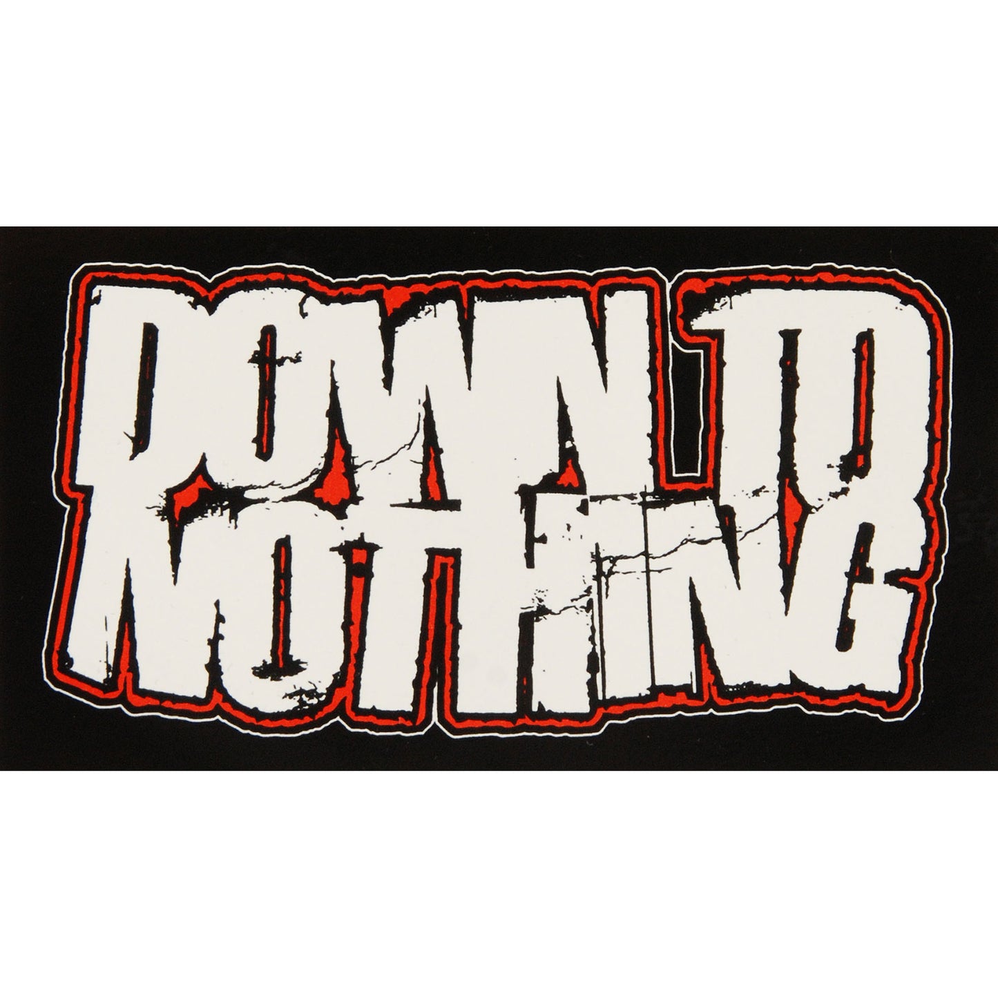 Down To Nothing Logo Sticker
