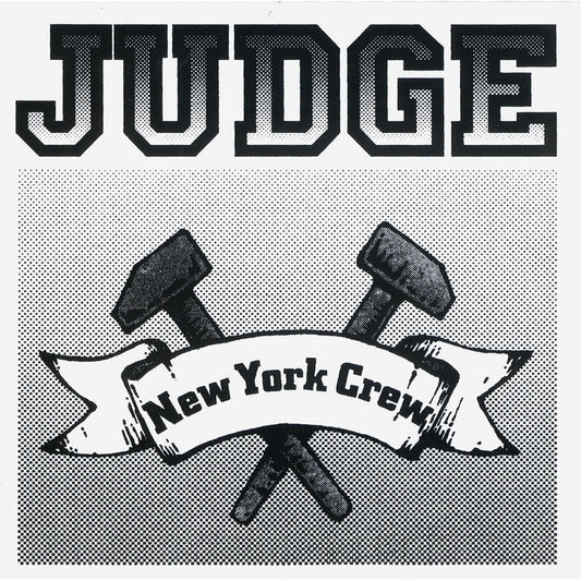 Judge New York Crew (Black And White) Sticker