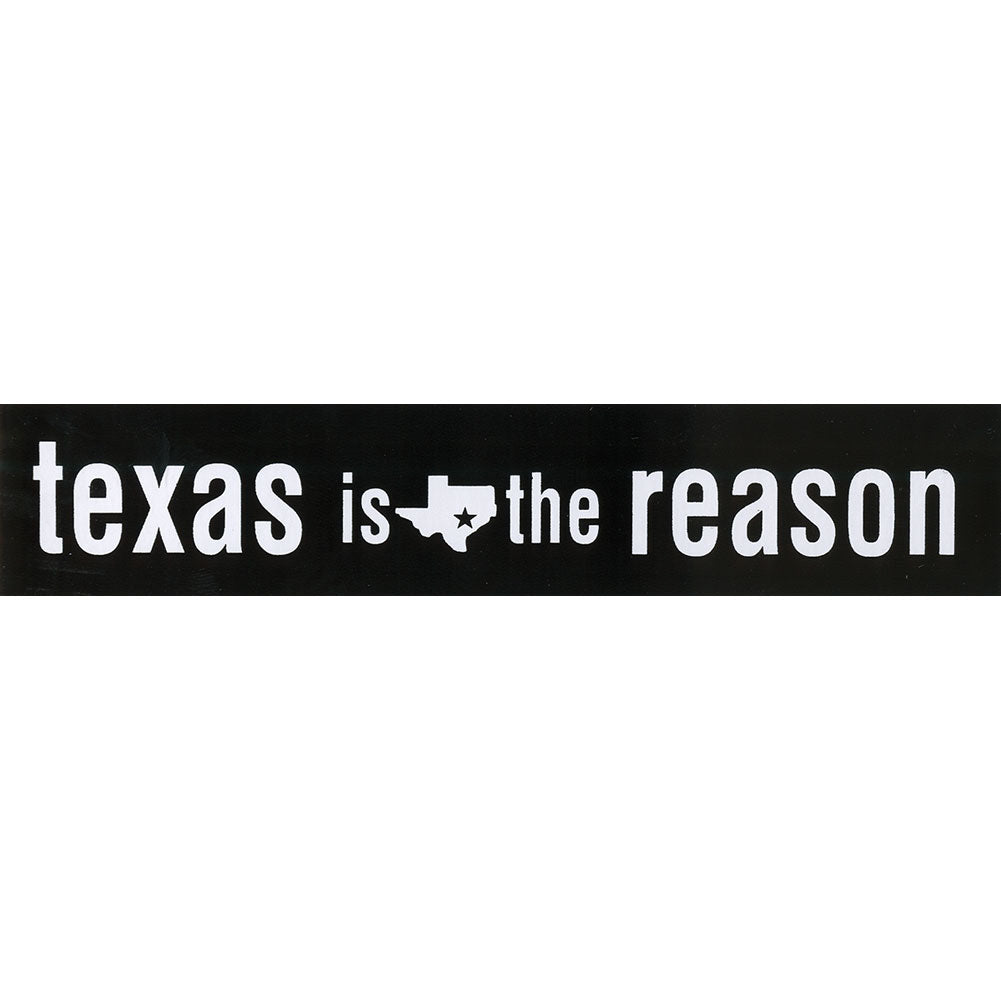 Texas Is The Reason Logo (Long) Sticker