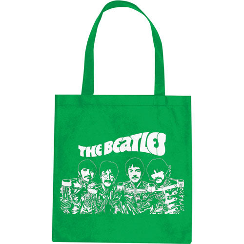 Beatles Sgt Peppers Band Grocery Tote