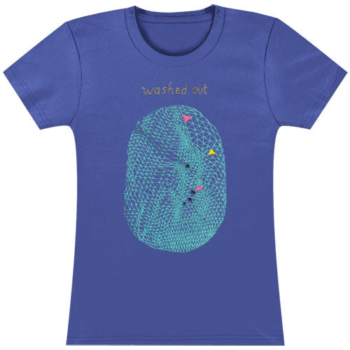 Washed Out Girl's Blue Egg Junior Top