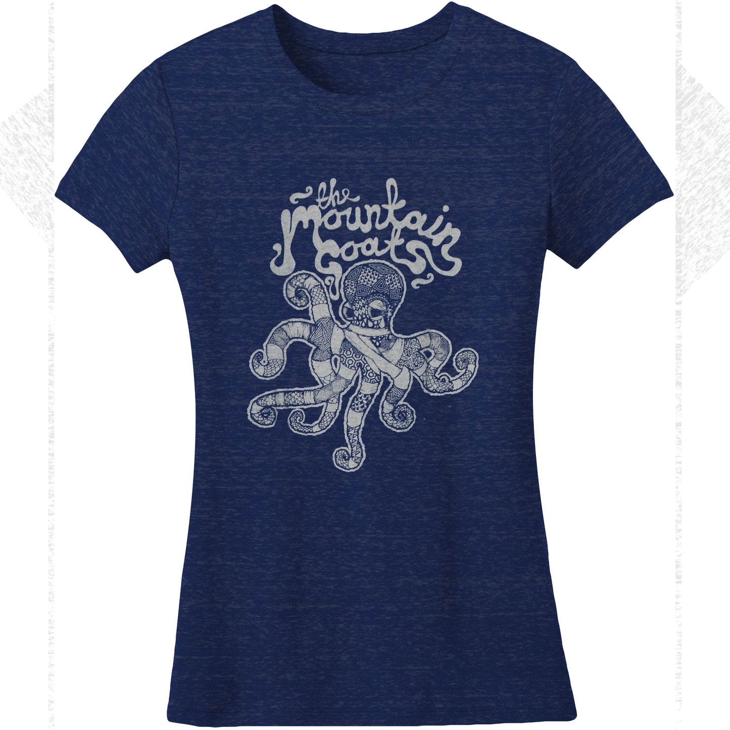 Girl's Octopus on Indigo Junior Top