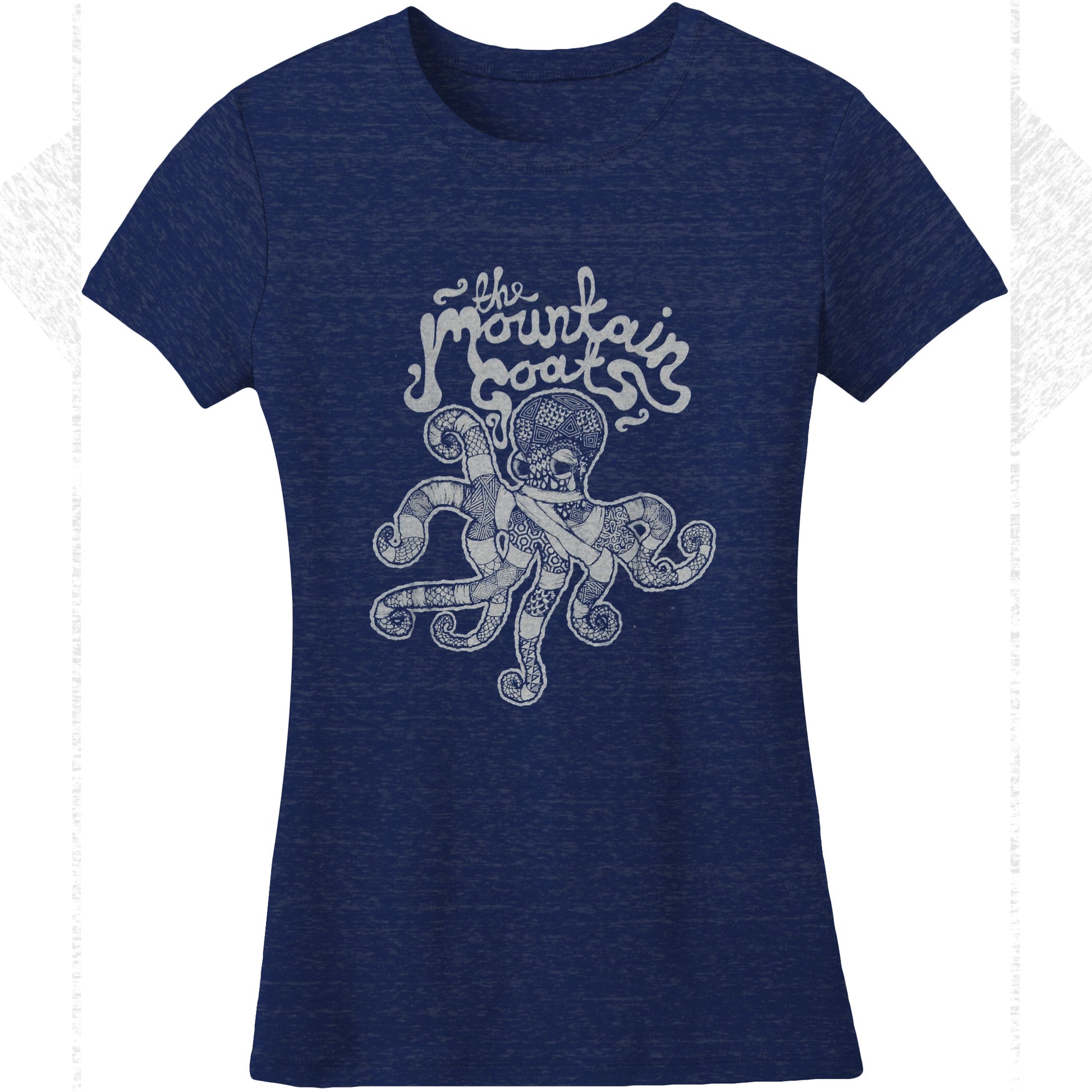 Girl's Octopus on Indigo Junior Top