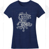 Girl's Octopus on Indigo Junior Top