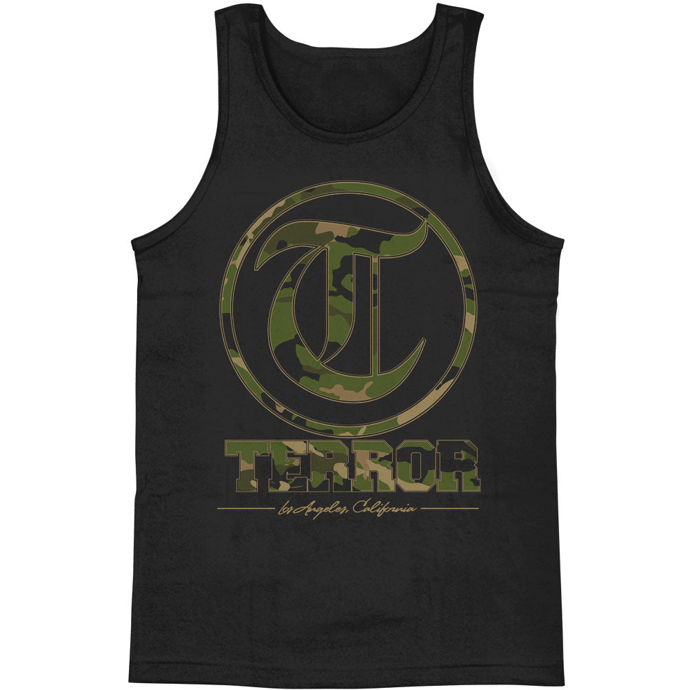 Camo Black Mens Tank