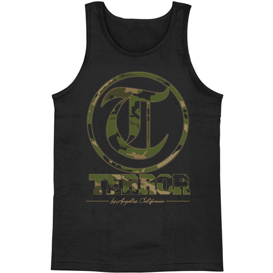 Camo Black Mens Tank
