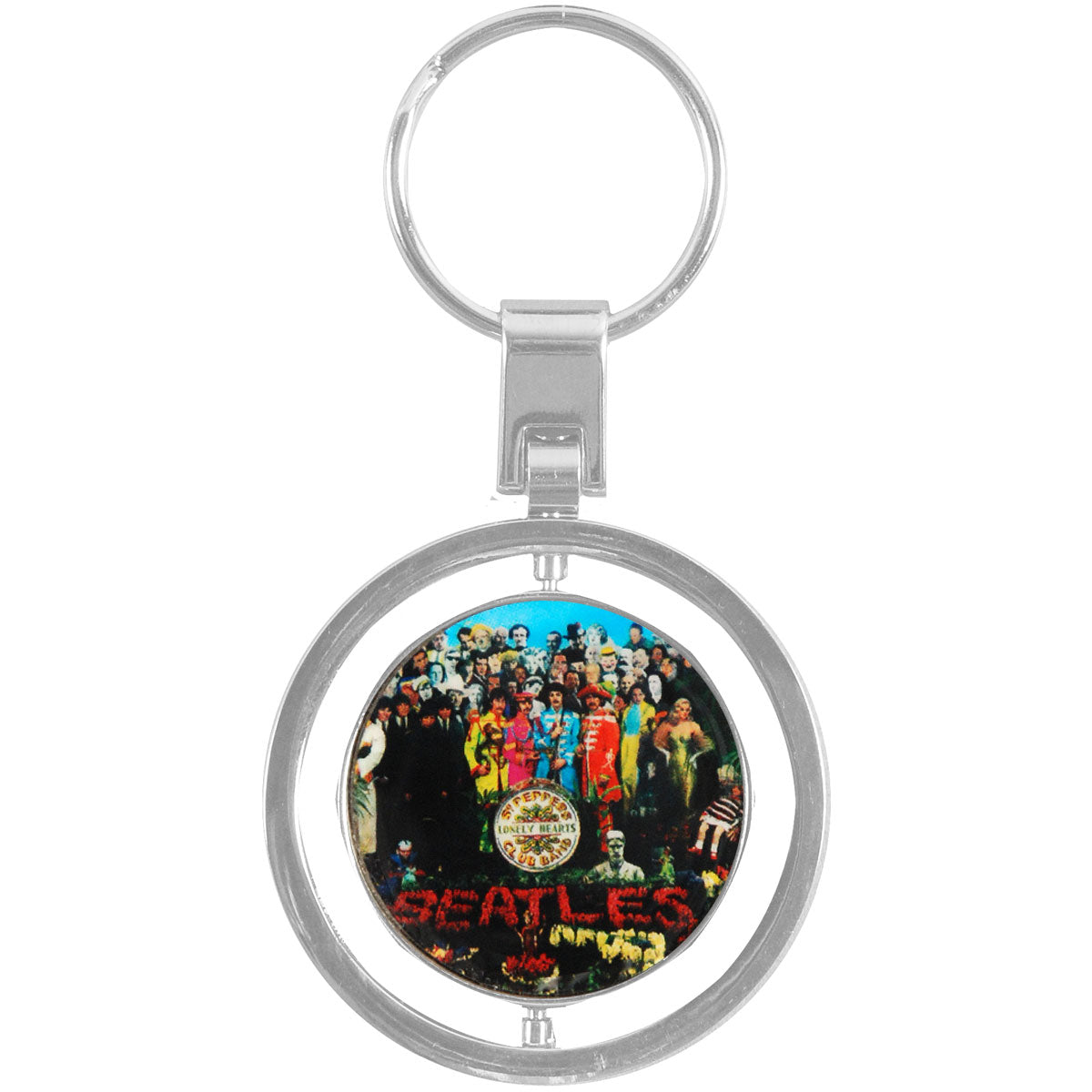 Beatles Sgt Pepper Spinner Key Chain