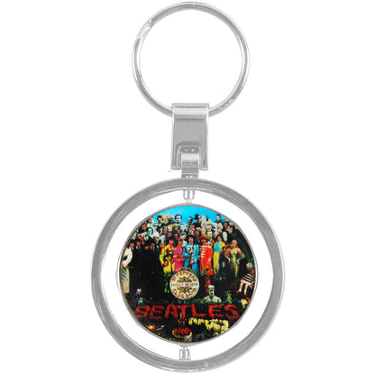 Beatles Sgt Pepper Spinner Key Chain