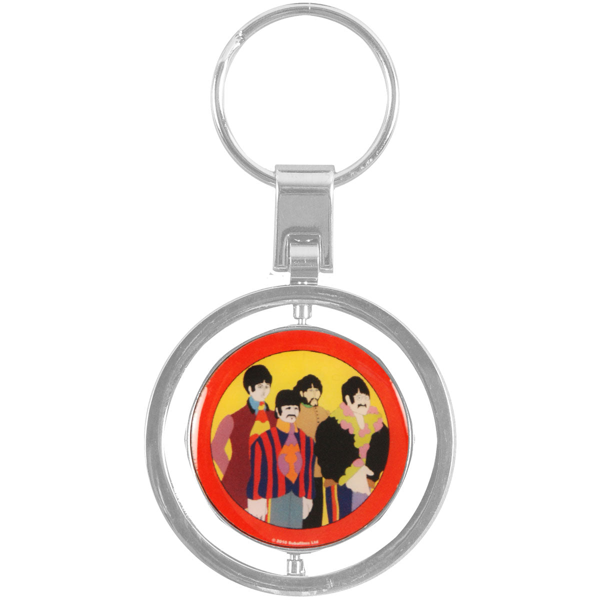 Yellow Submarine Spinner Key Chain