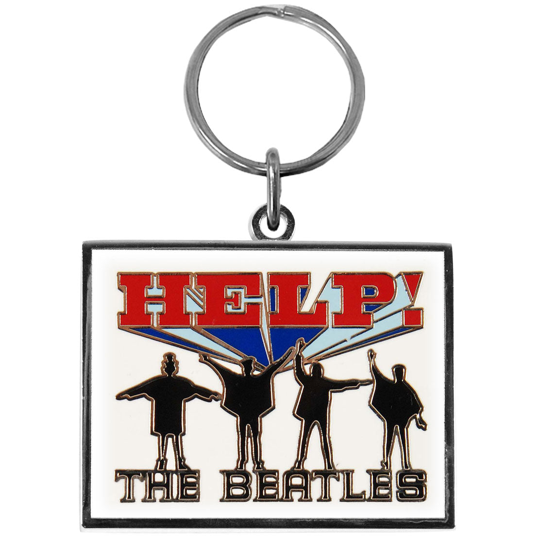 Beatles Help! Metal Key Chain