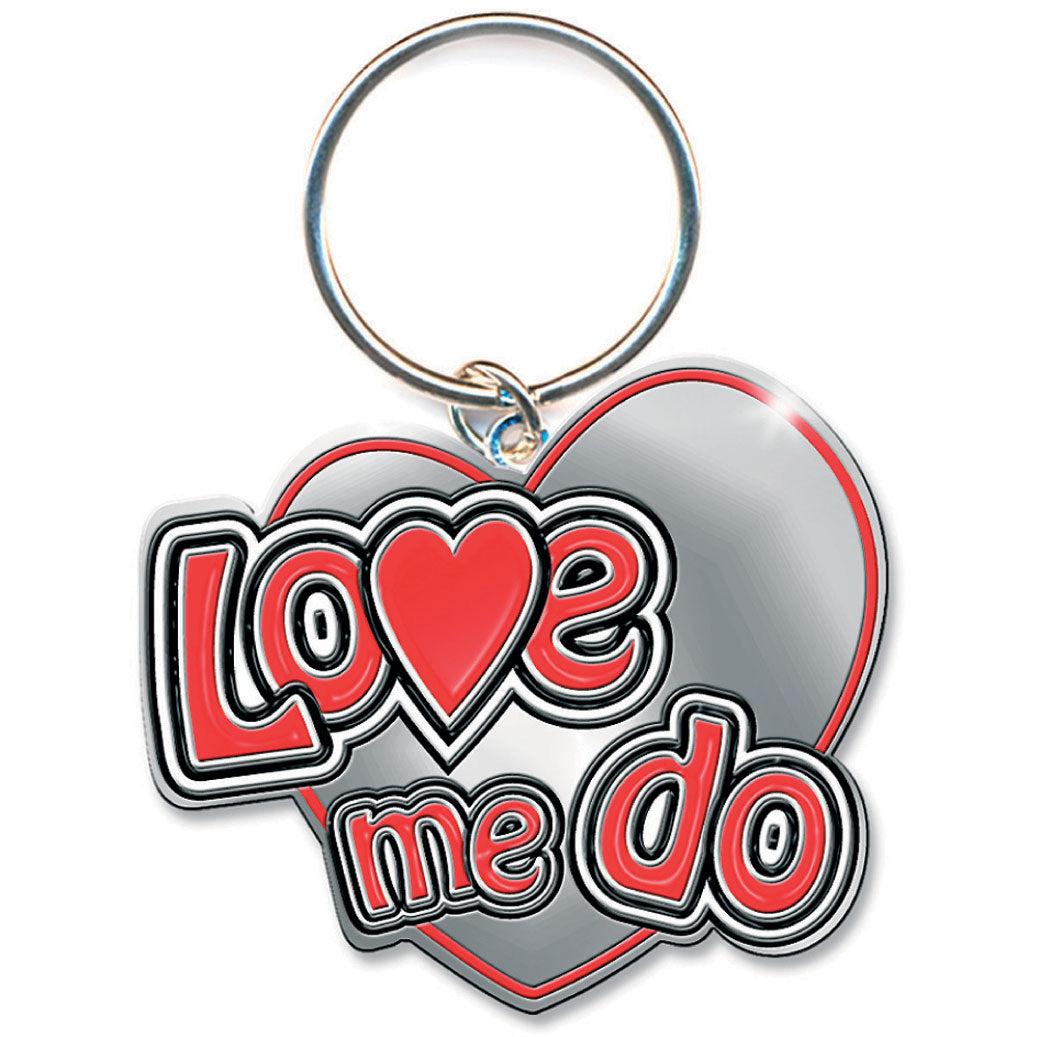 Beatles Love Me Do Metal Key Chain