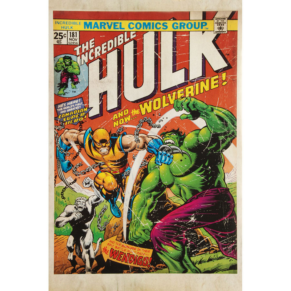 Incredible Hulk Comic Cover Domestic Poster