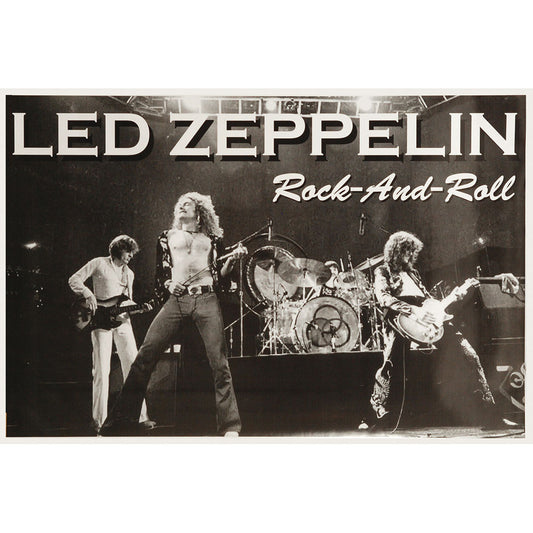 Led Zeppelin Rock And Roll Music Import Poster