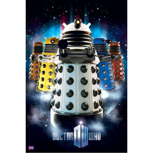 Doctor Who Daleks Domestic Poster