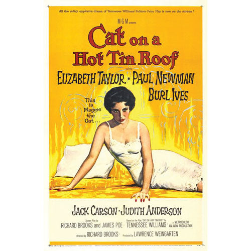 Cat On A Hot Tin Roof Original Poster Domestic Poster