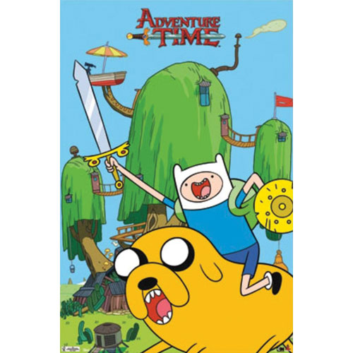 Adventure Time Finn & Jake Domestic Poster